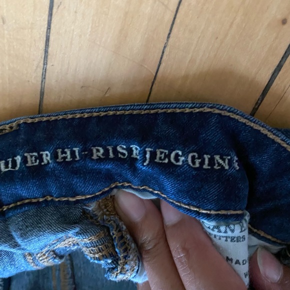 AE Distressed Super High Rise Jegging - Picture 2 of 3